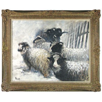 C2224 Winter Sheep - Malcolm Coward