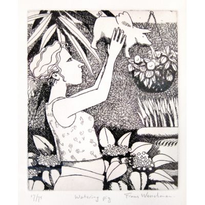 C2004 Watering Pig - Frans Wesselman