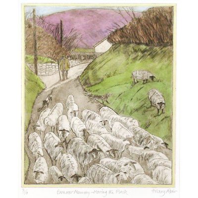 C1794 Exmoor Memories, Moving the Flock - Hilary Adair