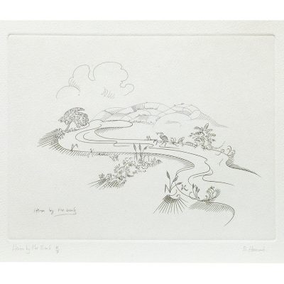 C3833 Heron by the Bank  89/90 - Brian Hanscomb