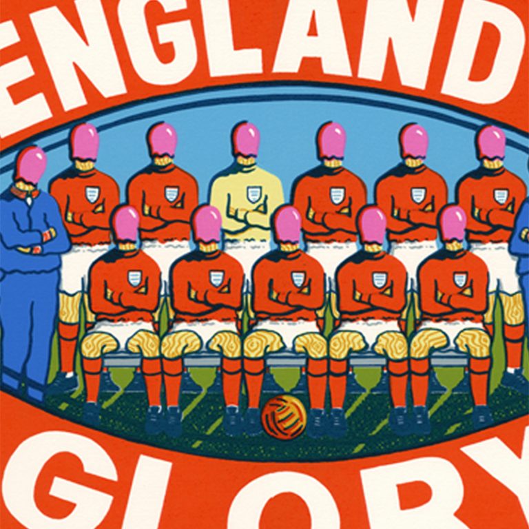‘England’s Glory’ Limited Edition Silkscreen by Matthew Ensor