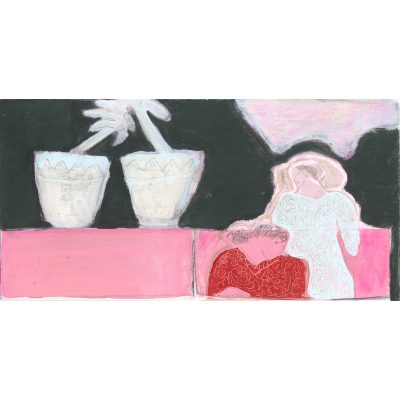 C4091 Woman on the Balcony (Kathmandu) - Ann Farley