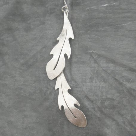 ELN-33 Double Feather Pendant - Emma Lumley