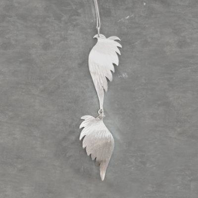ELN-74 Double Angel Wing Pendant - Emma Lumley