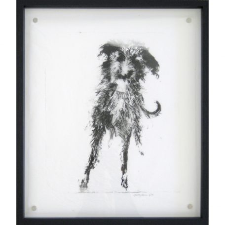 0377C Leaning Lurcher 4/10 - Sally Muir