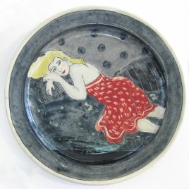 1039X Large Round Plate – Louise Gardelle