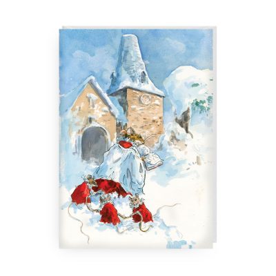 Christmas Morning Porlock by Jonathan Walker Greetings Card (XJWC-05)