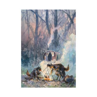 Cold Moon by Jonathan Walker Greetings Card (JWC-22)