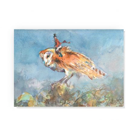 Night Flight by Jonathan Walker Greetings Card (JWC-09)