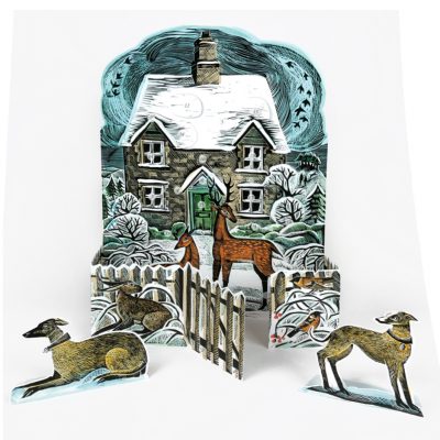Christmas Cottage Advent Calendar by Angela Harding