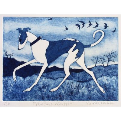 1448C Prancing Whippet - Victoria Keeble