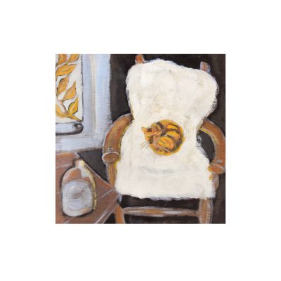 Cat's Chair by Ann Farley Greetings Card (AFC08)