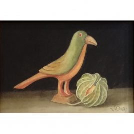 0211C Parrot and Cape Gooseberry – Jenny Barron