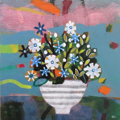 1773C Porcelain Bowl with Daises - Glenn Carney