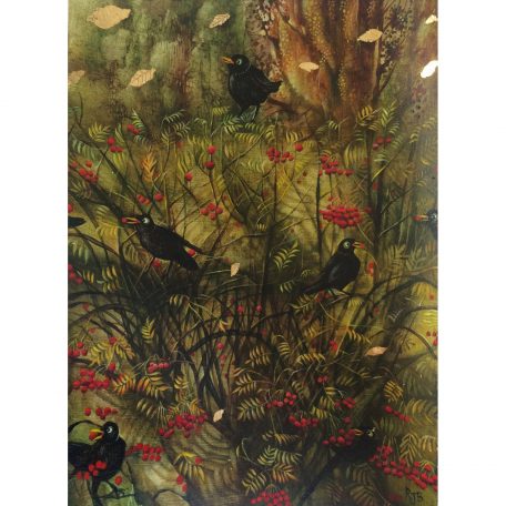 1786C Breakfast of Blackbirds - Rebecca Bromley