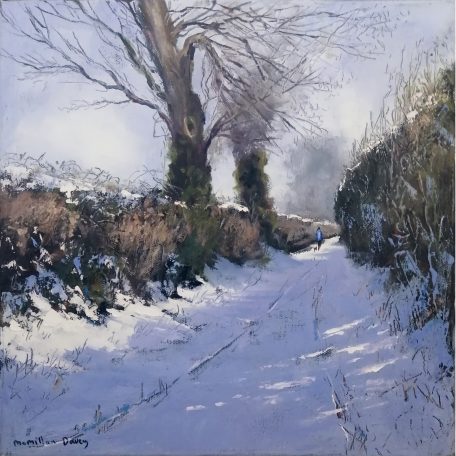 1829C Lane Under Snow - Caroline McMillan Davey