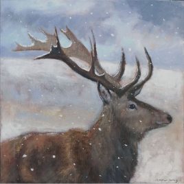 1832C Winter Stag – Caroline McMillan Davey