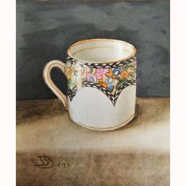 1955C Floral Coffee Cup – Jenny Barron