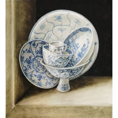 2003C Stack of China - Jenny Barron