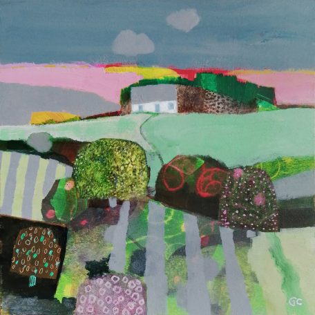 1916C Folded Farmland - Glenn Carney