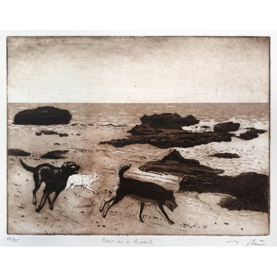 2073C Dogs on a Beach - Tim Southall