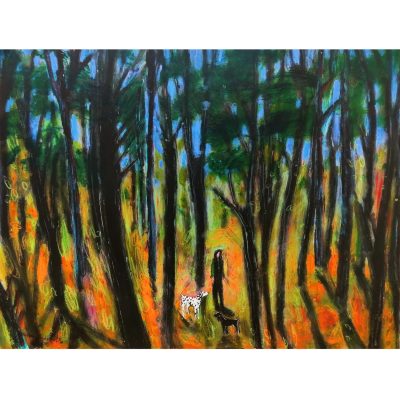 1942C Walking the Dogs (Pinetum) - Hannah Roberts