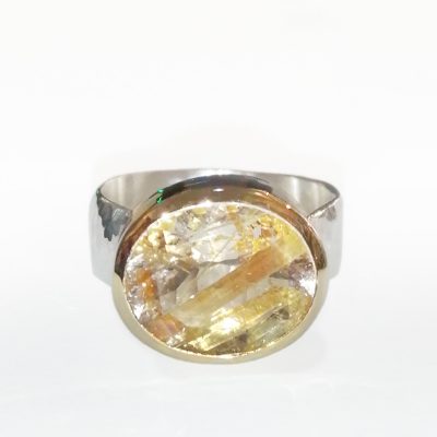 YMR-97 Rutilated Quartz Ring - Yaron Morhaim