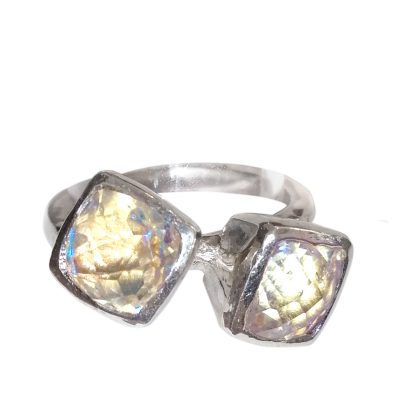 YMR-98 Rainbow Quartz Ring - Yaron Morhaim