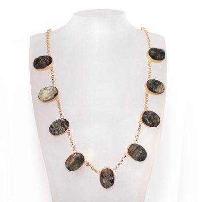 YMN-30 Labradorite Necklace - Yaron Morhaim