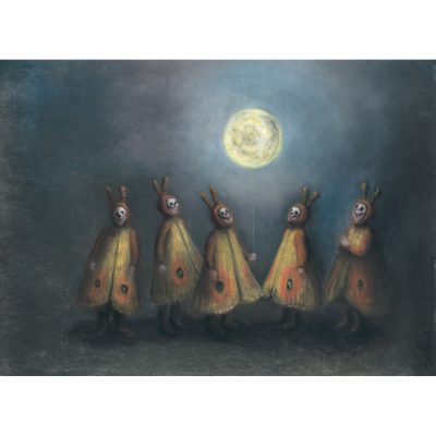 2547C Five Moths One Moon 3/50 - Tanya Morel