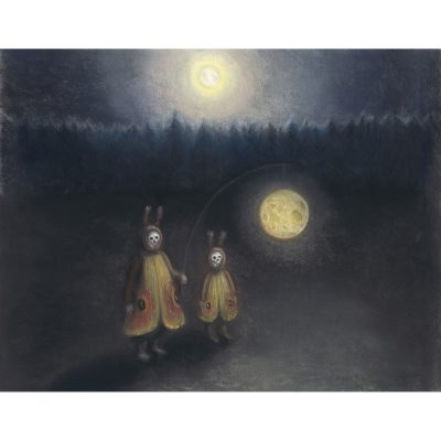 2548C Two Moths Two Moon 2/50 - Tanya Morel