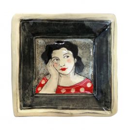 2761X Square Plate – Louise Gardelle