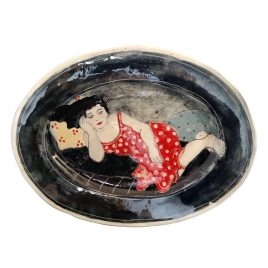 2780X Large Oval Plate – Louise Gardelle