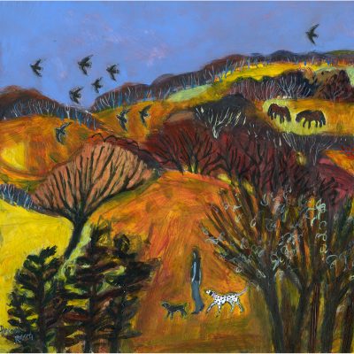 3000C Dog Walk on the Hill - Hannah Roberts