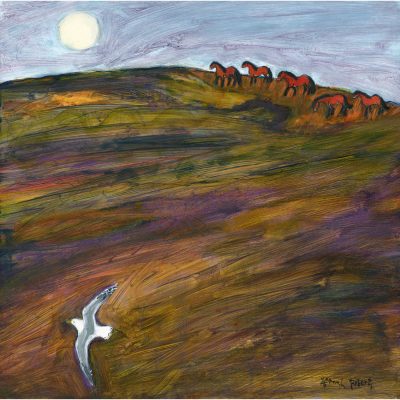 3004C Ponies on Barna Barrow - Hannah Roberts