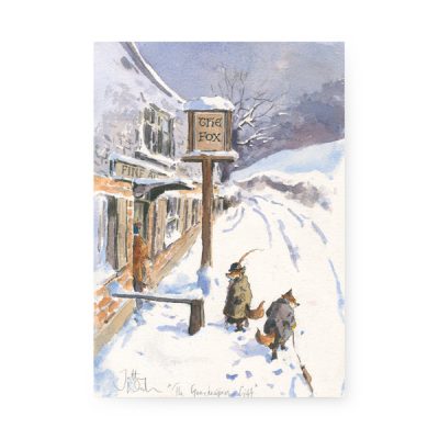The Gamekeepers Gift by Jonathan Walker Greetings Card (XJWC-12)
