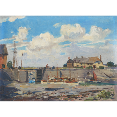 Porlock Weir - Alexander Carruthers Gould RBA