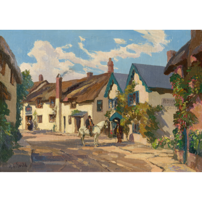 The Royal Oak Porlock - Alexander Carruthers Gould RBA