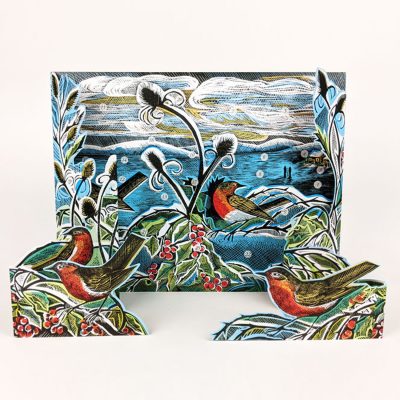 Midwinter Robins Advent Calendar by Angela Harding