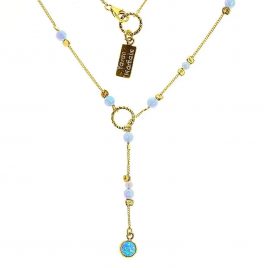 YMN-39 Opal Adjustable Necklace – Yaron Morhaim