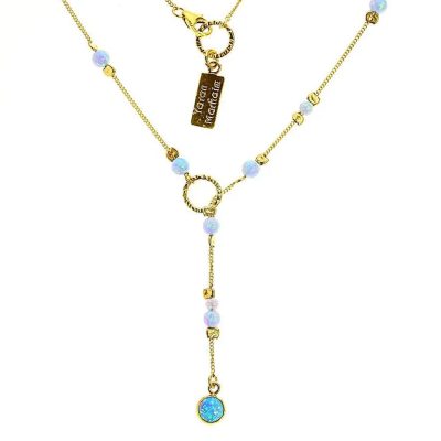 YMN-39 Opal Adjustable Necklace - Yaron Morhaim