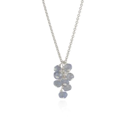 MON-43 Iolite Cluster Bead Pendant - Mounir