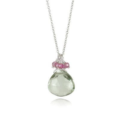 MON-49 Green Amethyst Pendant - Mounir