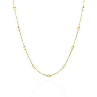 MON-58 Faceted Satellite Chain Necklace - Mounir