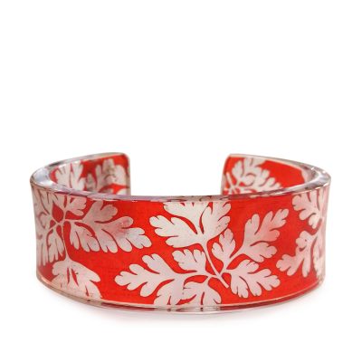 SGB-76 Red Herb Robert 25mm Cuff- Sue Gregor