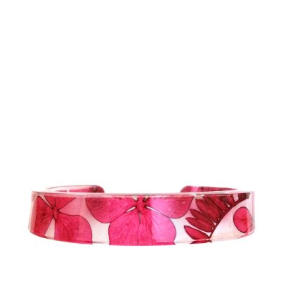SGB-83 Pink Tiny Hydrangea 18mm Cuff - Sue Gregor