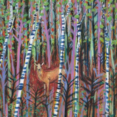 3565C Deer in the Wood - Hannah Roberts