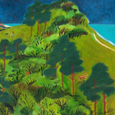 3570C Red Fox on the Green Hill - Hannah Roberts