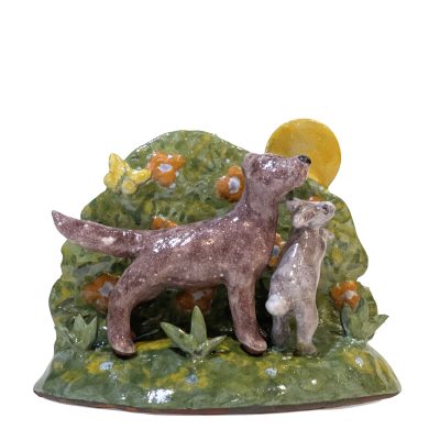 3730C Labradoodle and Bunny - Josse Davis