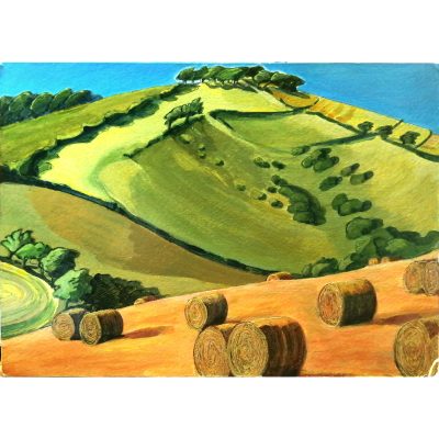 3781C Hill Above Bales - Sue Onley